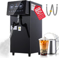 TERUISI Mousseurs à lait à main, 3000 W, 6 L, Argenté, Mousseur à Lait Professionnel, Émulsionneur à Lait Automatique en Acier Inoxydable