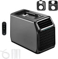 climatiseur portable Acentesoft, 54,3 × 31,5 × 36,3 cm / 21,4 × 12,4 × 14,3 pouces, 550 W, 110 V / 230 V, 5000 BTU, Gris, Climatiseur de Camping