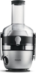 PHILIPS centrifugeuse, 1100 W, 2 L, Noir, Extracteur de Jus 3000, à cheminée XXL, Technologie FiberBoost pour jus lisse ou avec pulpe