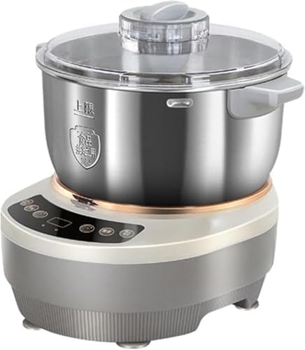 Machine blender, Argenté, à pâte professionnelle en acier inoxydable avec fonction de fermentation