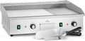 KLARSTEIN plancha, 200 W, Argenté, Barbecue Electrique de Table, Electrique Exterieur, Grill Electrique Antiadhésive Amovible