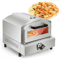 JOSBY four à pizza, 425 x 520 x 410 mm, Acier inoxydable, Argent, d'extérieur en Acier Inoxydable, Pierre à Pizza