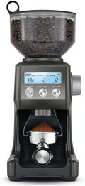 Sage Moulins électriques à meules, 165 W, Argenté/Noir, The Smart Grinder Pro, Acier Inoxydable Noir, 60 Réglages de Mouture