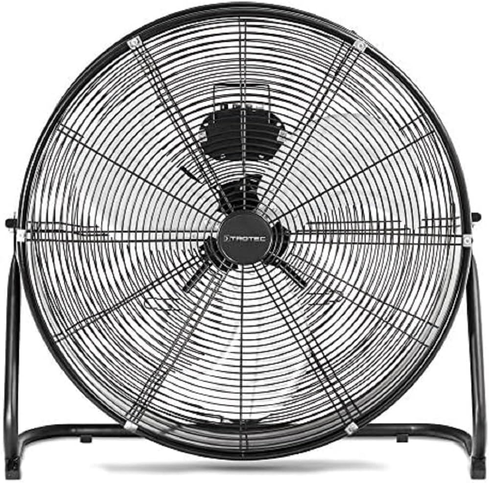 TROTEC Ventilateurs sur pied, 60 cm, Blanc, Ventilateur de sol TVM 24 D, Puissance de 124 watts, 3 vitesses
