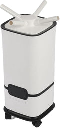 Qcwwy déshumidificateur, 16 L, ABS, céramique, Noir, Humidificateur Industriel avec Couvercle, 3 Plaques D'Atomisation