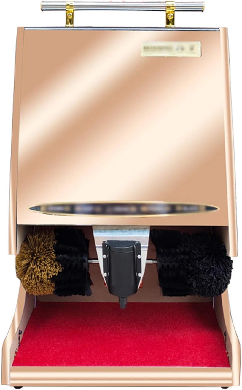 sfaSDGAwer Kits de cirage, inférieur ou égal à 60 dB, Rose/Doré, Cireuse à Chaussures électrique