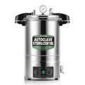 Huanyu Autoclaves et accessoires, 18 L, Noir, Autoclave Stérilisateur électrique, temp. et durée réglables