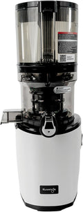 Kuvings Extracteurs de jus à vis simple, 2 L, Blanc, Extracteur de jus AUTO8, Découpe fruits entiers, Extracteur de jus mains libres