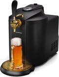 KLARSTEIN Tireuses à bières, 5 L, Noir, température réglable, système CO², écran LCD