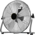 Ventilateur Ventilateurs de sol, Blanc, Industriel à Haute Vitesse, 4 Vitesses, Inclinaison réglable à 130°