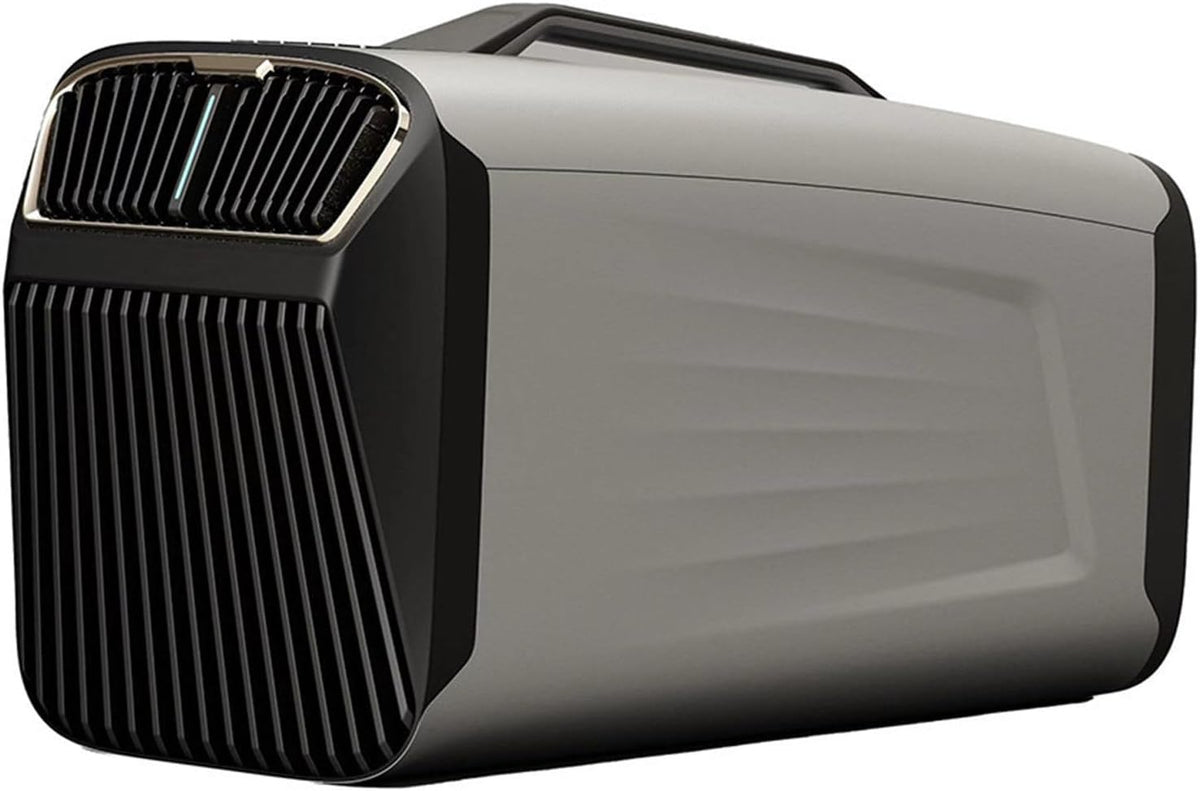 Cashwise climatiseur portable, 57,5 x 28,9 x 34,9 cm, 52 dB, 5200 BTU, 12 V, Gris, pour Tente ( ) avec télécommande