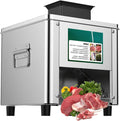 QUSYZD trancheuse électrique, 2,5 mm, 21 mm, 21 mm, Noir, Professionnelle pour Viande - Épaisseur réglable pour Poulet