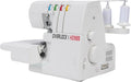 Annadue surjeteuse, 110 W., Plastique, Fer, Noir, Machine à Coudre Overlock 2 3 4 Points, 8 Points Intégrés