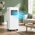 climatiseur portable HCAUYNN, 45 dB, 7000 BTU, 150 m, Blanc, Climatisation Mobile, Climatiseur Mobile Avec Tuyau D'éVacuation