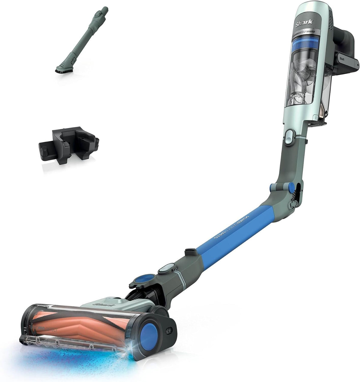 Shark aspirateur balai sans fil, Noir, PowerDetect Speed, 60min IA1243FR, Nettoyage en arrière, Filtration anti-allergène HEPA