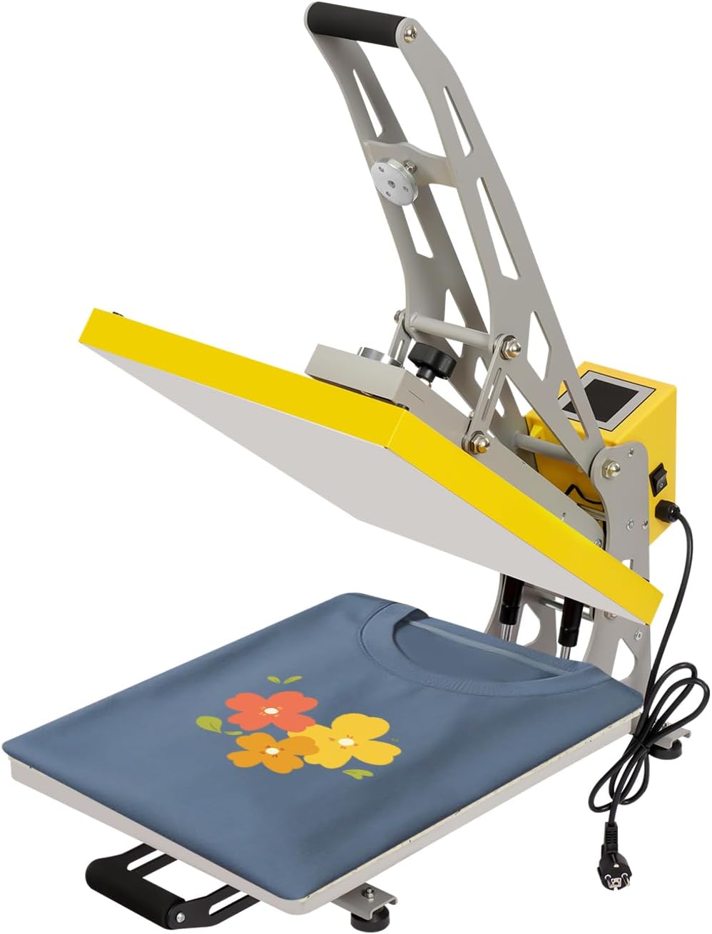 CUMELLIIR Presses à imprimer, 2500 W., AC 220 V., 40 x 50 cm, jaune., Presse à traceur, presse chauffante