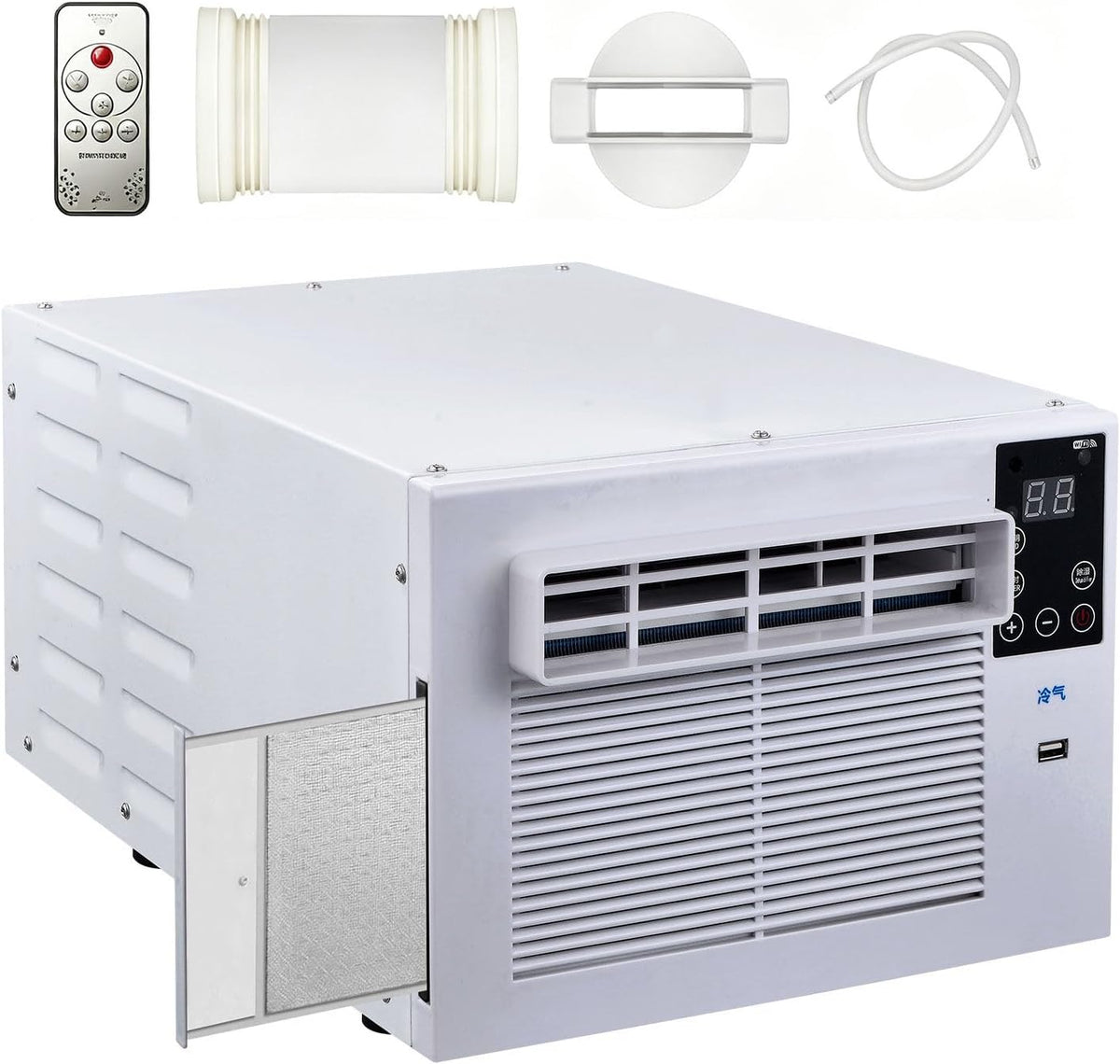 Climatiseurs portables vnmudzeo, 230 mm x 460 mm x 285 mm / 9,1 po x 18,1 po x 11,2 po, ≤ 38 dB, 4 m, Blanc, Climatiseur Compact ( ² de Couverture)
