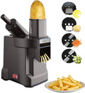 CHHMAELOVE robot de cuisine, 100 W, Noir, Coupe-légumes électrique 4-en-1 professionnel, robot multifonction robuste avec trancher