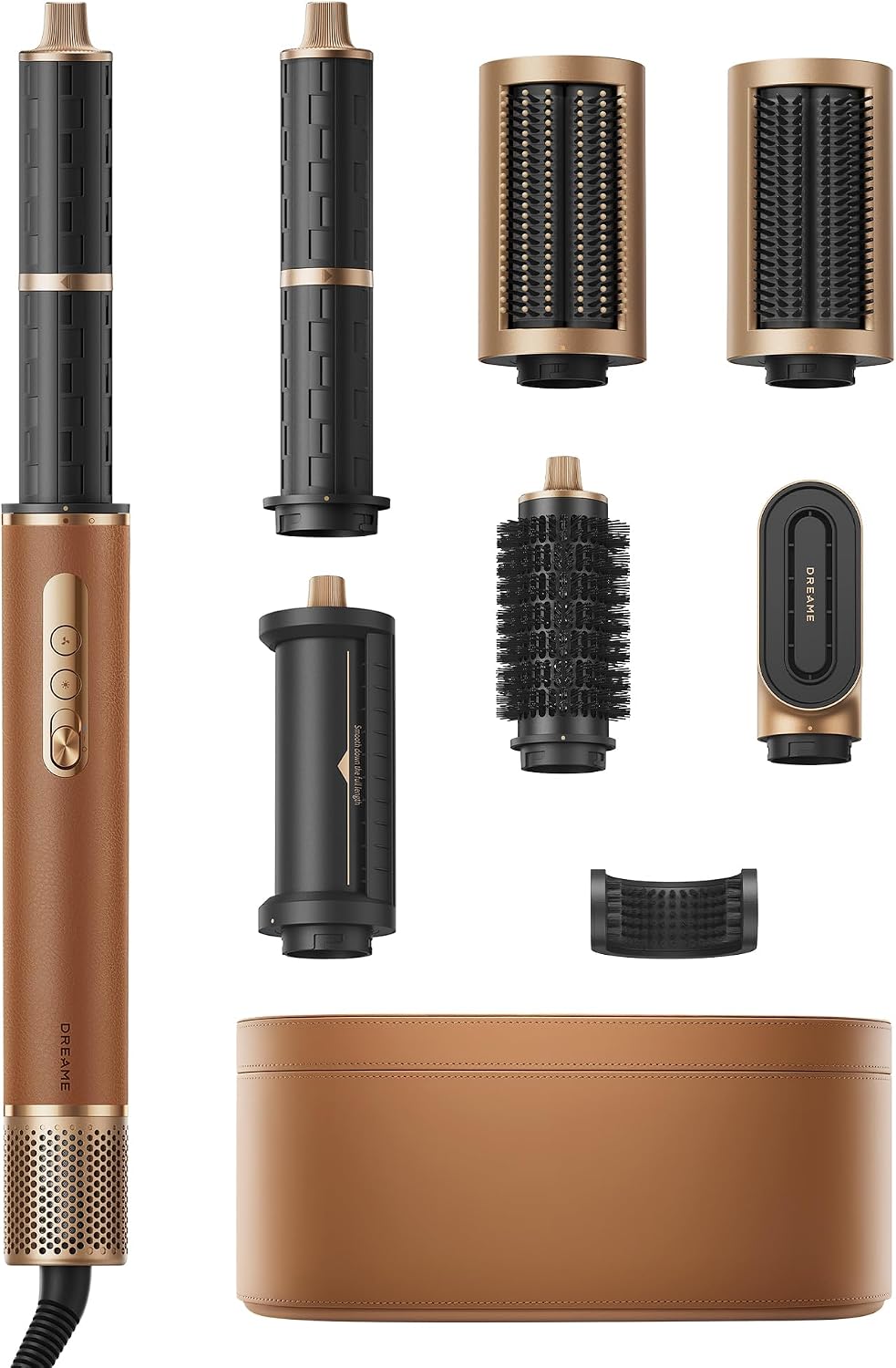 dreame Sèche-cheveux, Noir, AirStyle Pro, Multistyler à air 7-en-1 professionnel
