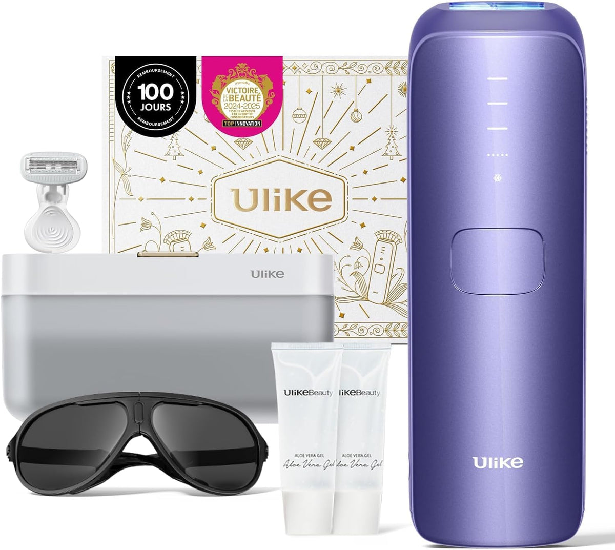Ulike épilateur à lumière pulsée, Noir, Air 3 Deluxe, Sans Douleur Alternative au Laser, Convient aux Peaux Sensibles