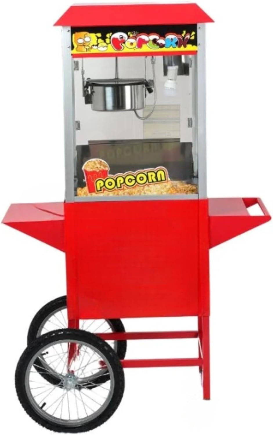 Machine Appareils à popcorn, 1440 W, 2,2 L, Rouge
