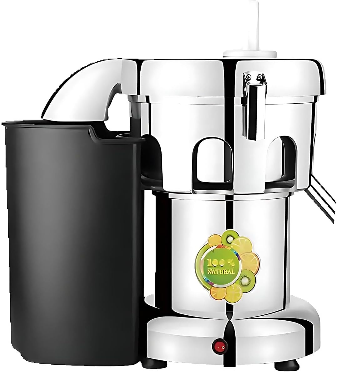 MIAOXIAOLONG centrifugeuse, 350 W/550 W/750 W, 550 W, Acier inoxydable, Argent, Extracteur De Jus Professionnel