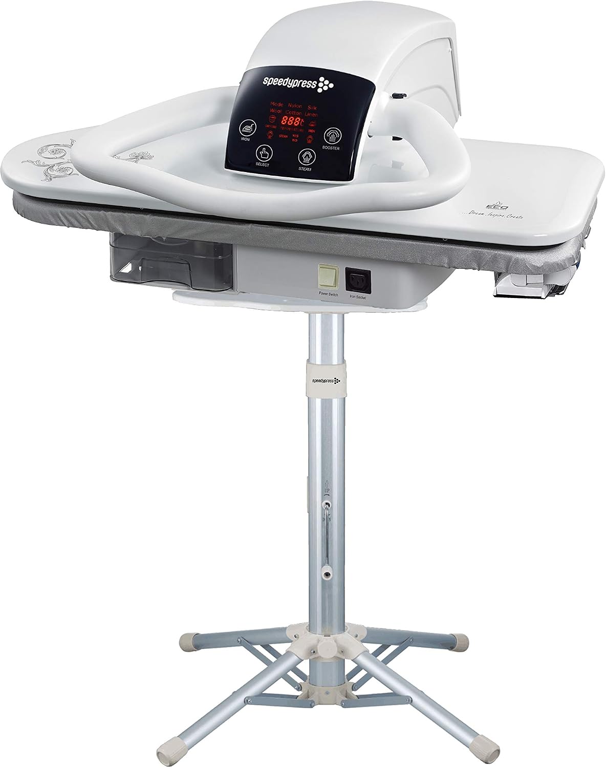 Speedypress presse à repasser, 68 cm, Blanc, à Vapeur 71HD- avec Support