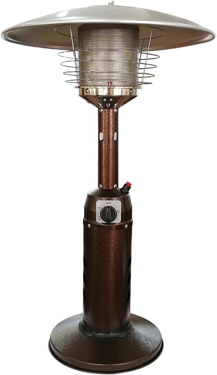 Chauffage Appareils de chauffage extérieur, Gris, au gaz portable de table, économe en énergie pour extérieur