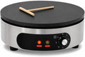 Crêpière Crêpières, 3000 W, 40 cm, Noir, Ronde Professionnelle Électrique - Plaque Fonte