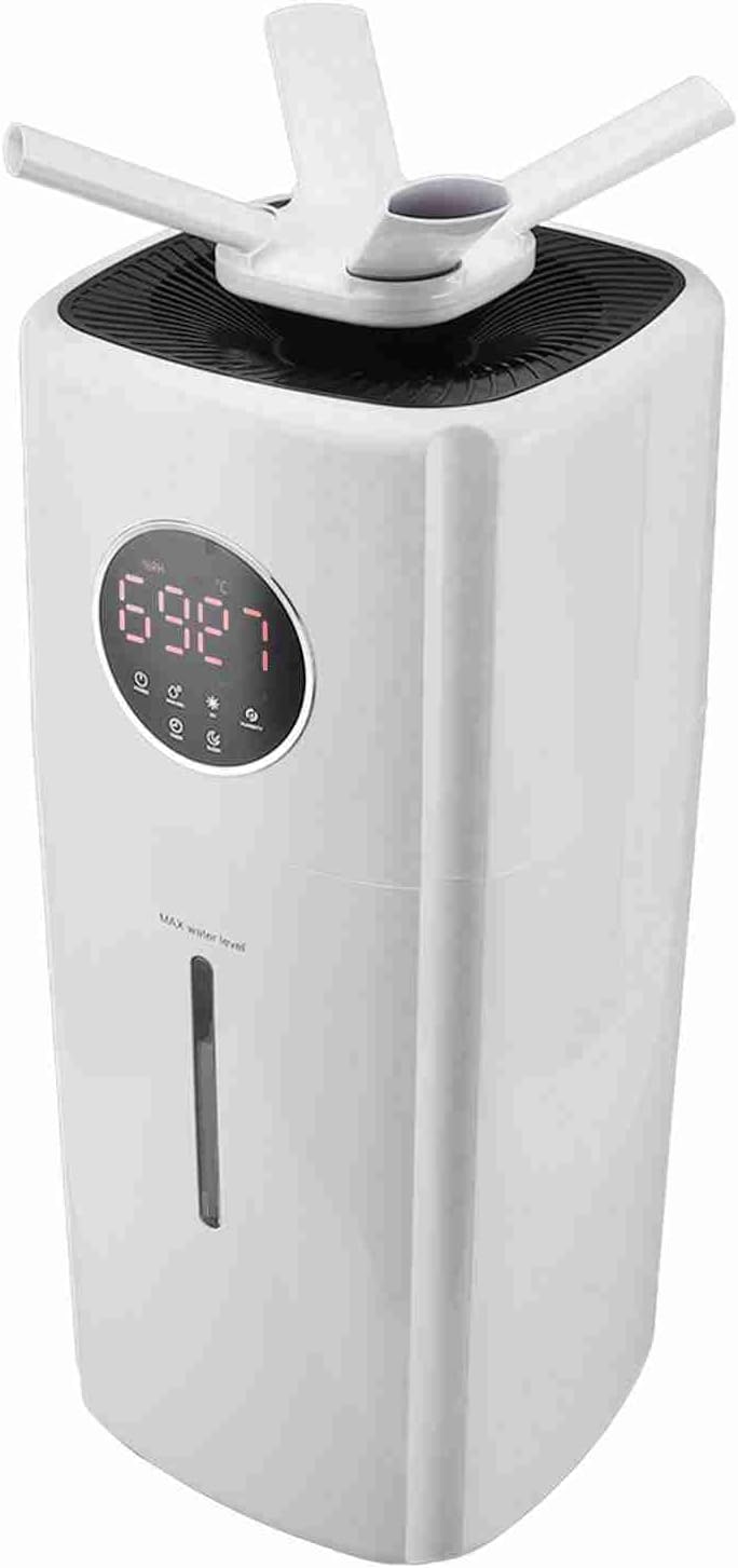 Fdit Humidificateurs pour toute la maison, 21 L, 2000 Ml, Noir, Humidificateurs de Grande Pièce, Débit de Brume élevé de /h pour un Usage (Prise UE)
