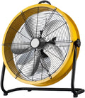 Ventilateur Ventilateurs sur pied, Blanc, de Tambour Industriel à Haute Vitesse