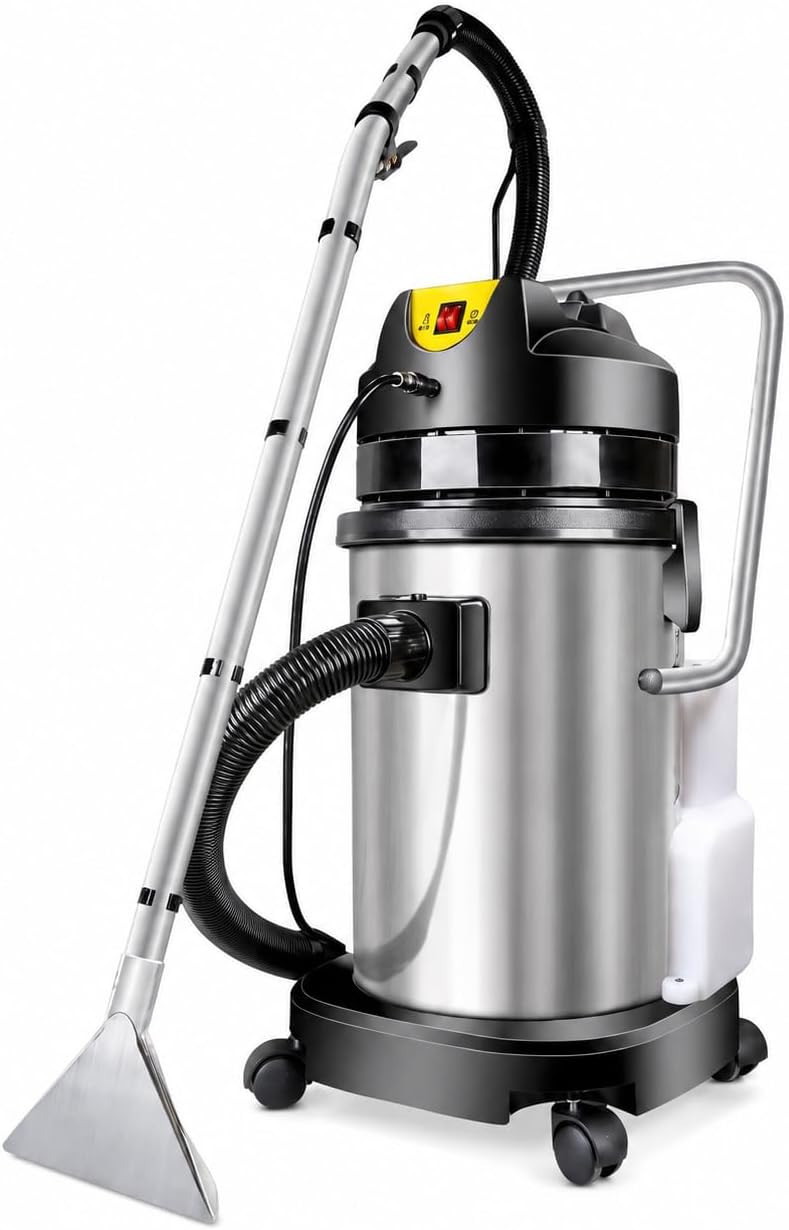 bureau XUXIAO, 220–240 V, 20 L, 10 L, 2,5 m, Noir, Injecteur Extracteur Professionnel pour Moquettes, Tissus et Véhicules