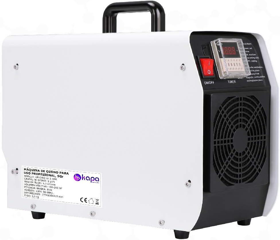 Kapa groupe électrogène, 5 g, Noir, KP1000 énérateur d'ozone professionnel /h Electronics