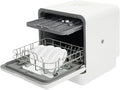 QRANSEUYXY Lave-vaisselles compacts, QLK-T18, 41 x 46 x 46 cm, 1100 W, 220 V-240 V, 50Hz, 52 dB, blanc., Lave-vaisselle de table 1100 W