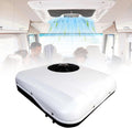 Climatiseur onduleur, 1000 W, 12 V, 24 V, Blanc, de toit à CC, puissance de refroidissement 300, télécommande